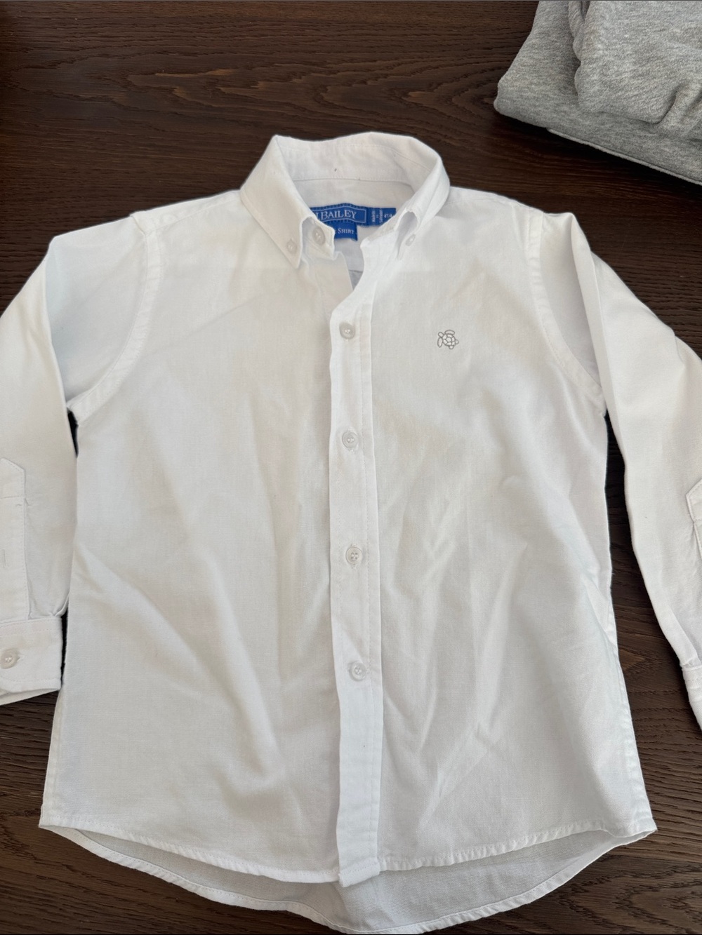 Bailey Boys White Button-Down Dress Shirt for Men